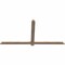Ekena Millwork Eugene Smooth Timber Gable Bracket, Douglas Fir, 72"W x 36"H x 1 1/2"D x 3 1/2"F, 12/12 Pitch GBW072X36X0204EUG00SDF - alternate 2